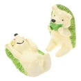 thumbnail image 4 of 2pcs Creative Cartoon Hedgehog Toothbrush Holders Multi-function Storage Racks Toothbrush Organizer for Bathroom (Green), 4 of 8