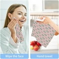 thumbnail image 7 of Coolnut Colorful Pattern Washcloths, 2 PCS 12 X 12 Inches Cotton Wash Cloths, Highly Absorbent and Soft Face Towels for Bathroom,Gym,Hotel and Spa, 7 of 7