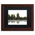 thumbnail image 2 of Trademark Fine Art "Boise Idaho Skyline II" Canvas Art by Marlene Watson Black Mat, Wood Frame, 2 of 5