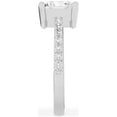 thumbnail image 5 of Unique Moments 2 ct Lab Grown Princess Cut Diamond Engagement Solitaire Ring 14K White Gold, 5 of 6