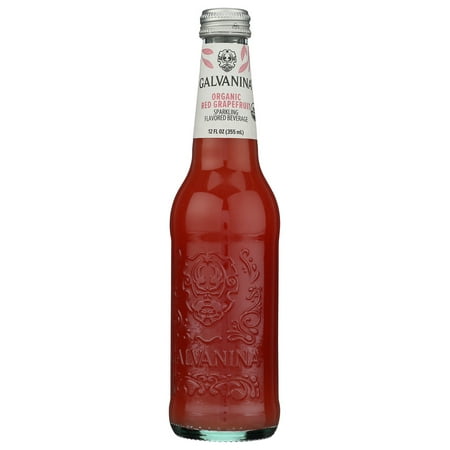 (Pack of 12) Galvanina Organic Red Grapefruit Soda 12 fl oz