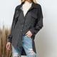 thumbnail image 4 of Pntutb moda mujer Casual Turndown Collar manga larga suelta sin capucha Denim prendas de vestir camiseta otoño blusa tops Pntutb Pntutb-6093, 4 of 9