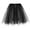 black, variant on TAIAOJING Women's A Line Short Tutu Tulle Prom Party Skirt