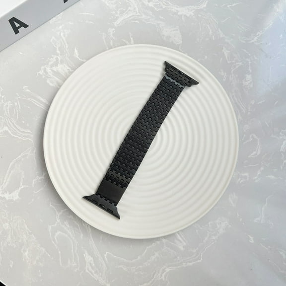 for Apple Watch Ultra 2/Ultra Series 9/8/7/6/5/4/3/2/1/SE/SE2 Stainless Steel Metal Watch Straps Classic Executive Compatible with Apple Watch 38mm/40mm/41mm/42mm(Series 10) Men Women, Black