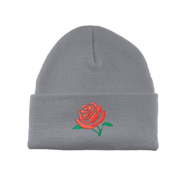 Gravity Threads Bonnet à Poignets Rouge Rose - Gris Chiné