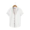 Dagugfen Men's Button down Shirts Collared Neck Casual Loose Lightweight Tops Open Front Summer Beach Shirts