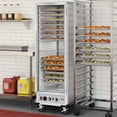 thumbnail image 3 of 33 in. Commercial Insulated Heated Holding/Proofing Cabinet with Glass Door and 36-Pan Capacity in Silver (KM-CHP36-SIGL), 3 of 16
