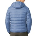 thumbnail image 6 of Zeophrasy Boys Hooded Puffer Jacket Quilted Lightweight Winter Coat Full Zip Warm Windproof Outerwear for Kids, 6 of 7