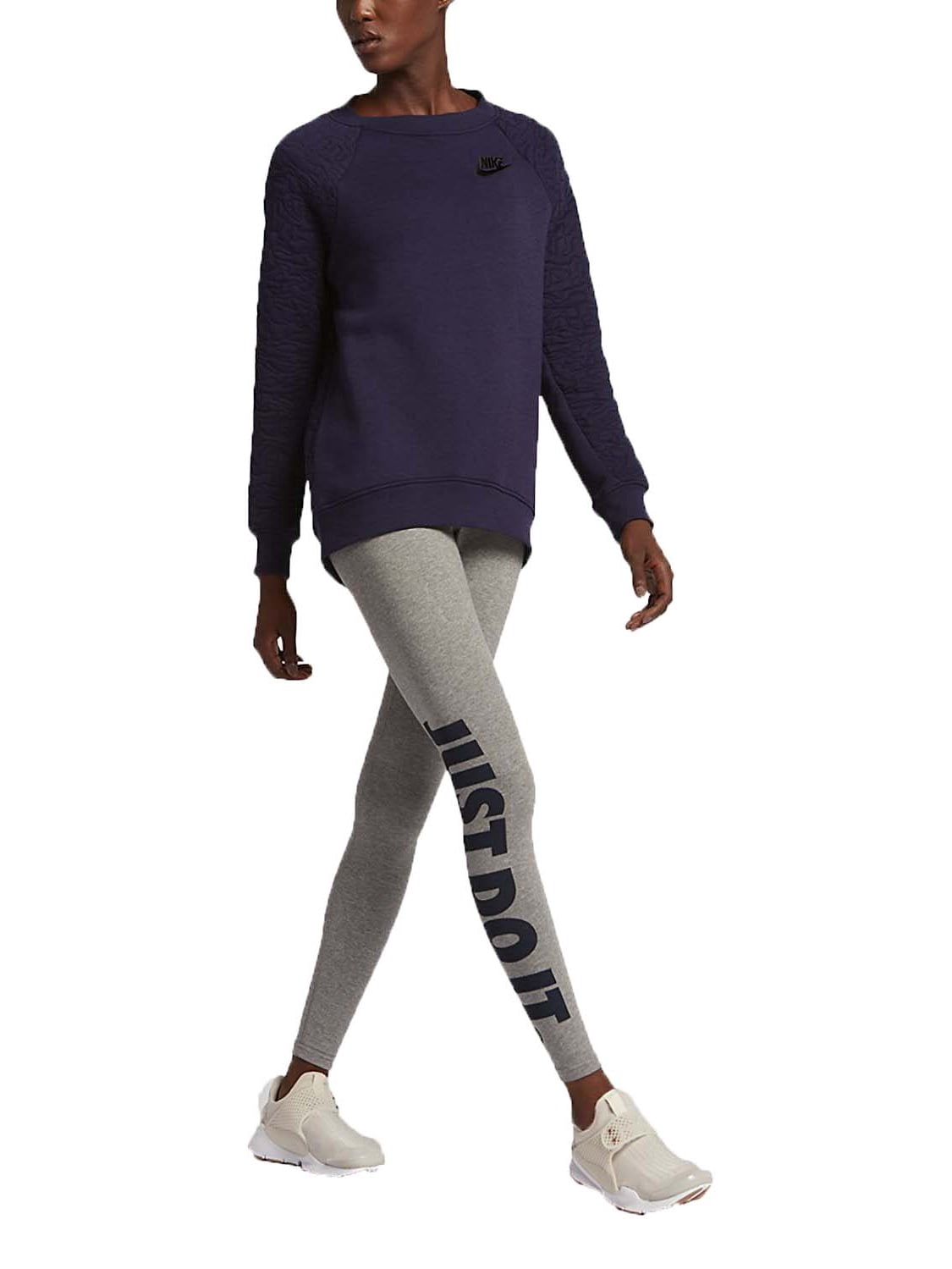 Nike Women's Sportswear Rally Crew Sweatshirt-Purple - Walmart.com