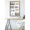 thumbnail image 6 of Cassettes Wall Poster, 22.375" x 34" Framed, 6 of 6