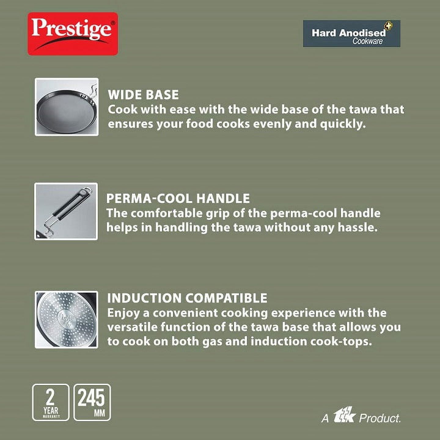 Prestige 10" Non Stick Chapati Tawa Griddle