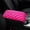 rose red, variant on Bling Rhinestone Car Armrest Cushion, Universal Center Console Cover Pad, Soft PU Leather Auto Arm Rest Box Protector for Women