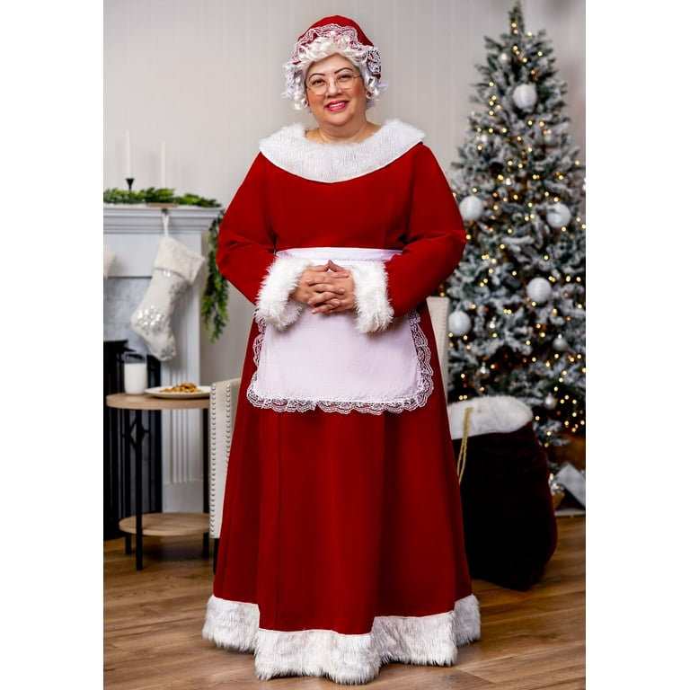 Mrs claus costume walmart hotsell