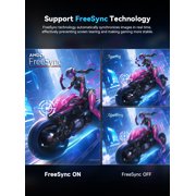 UPERFECT 24.5 240Hz FHD Portable Gaming Monitor, IPS HDR Display, USB-C HDMI, VESA & Adjustable Stand