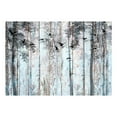 thumbnail image 2 of Tiptophomedecor Peel and Stick Wallpaper Wall Mural - Light Blue Vintage Wood - Removable Wall Decals, 2 of 3
