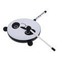 thumbnail image 2 of Tambor Panda con Mazo Tambor de Instrumentos Musicales de Percusión, Juguetes de Mano para Bebés, Niños, Desarrollo de La , Educación Musical Temprana Magideal Tambor Panda con Mazo, 2 of 7
