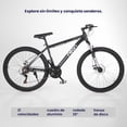 thumbnail image 2 of Bicicleta Neon De Montaña Rodada 26 21 Velocidades Color Negro, 2 of 7