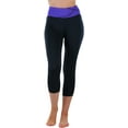 thumbnail image 7 of ToBeInStyle Women's Comfy Capri Yoga Pants with Criss-Cross Design, 7 of 7