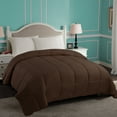 thumbnail image 7 of BNM Classic Down Alternative Comforter, Twin XL, Chocolate, 7 of 7