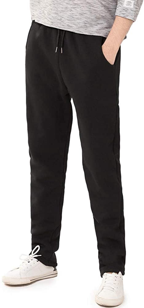 Men's Winter Fleece Pants Sherpa Lined 