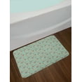 thumbnail image 2 of Shell Bath Mat, Nautical Theme Cartoonish Different Seashells and Starfish Pattern, Plush Bathroom Decor Mat with Non Slip Backing, 29.5" X 17.5", Multicolor, by Ambesonne, 2 of 2
