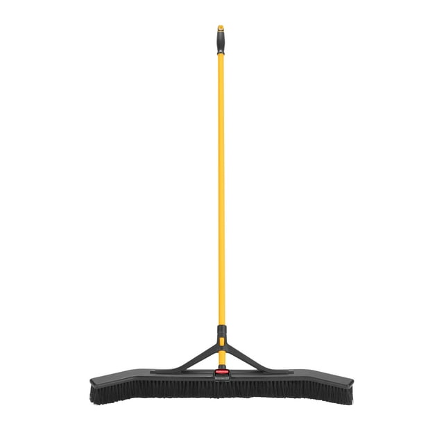 Maximizer(TM) Push-to-Center Broom, 36", Medium, PVC Bristles Each