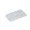 Clear, variant on 100 Pcs 2 Grids Disposable Food Boxes Transparent Baking Packaging Egg Tart Trays for Home Restaurant
