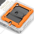 thumbnail image 3 of FJLBDE Case for iPad Air 11 inch (2026 M4/2025 M3/2024 M2), Rugged Shockproof Tablet Cases Cover with Kickstand Shoulder Strap, Orange, 3 of 7