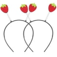 thumbnail image 1 of 2 Pcs Bandeau Fraise Bandeaux Fruits Bandeau Enfants Bandeau Fraise, 1 of 5
