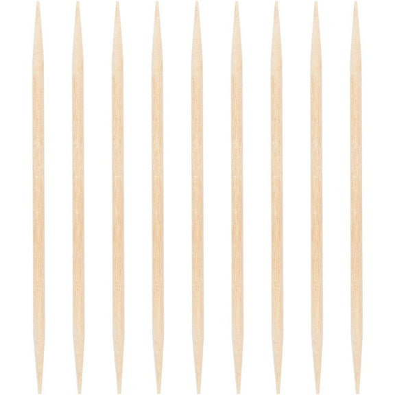 2400/Case Bulk 2.5" Wood Toothpicks, Natural,