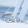 thumbnail image 6 of Teissuly Double Heart Bracelet Heart To Heart Bracelet Jewelry Jewelry Heart Bracelet, 6 of 9