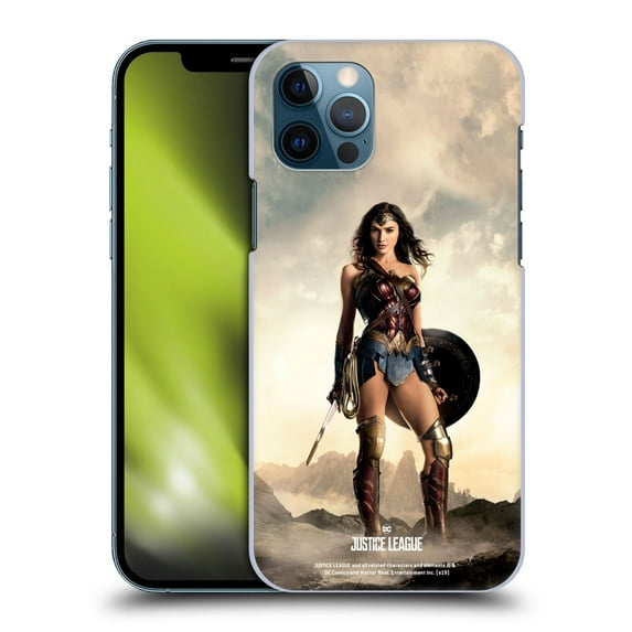 Head Case Designs Officially Licensed Justice League Movie Character Posters Wonder Woman Hard Back Case Compatible with Apple iPhone 12 / iPhone 12 Pro