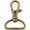 Antique Brass, variant on Swivel Lobster Claw Clasps Classic Trigger Snap Hooks CS10 Purse Landyard Clip Fits 1/2" Strap Pack of 10 (Gunmetal)