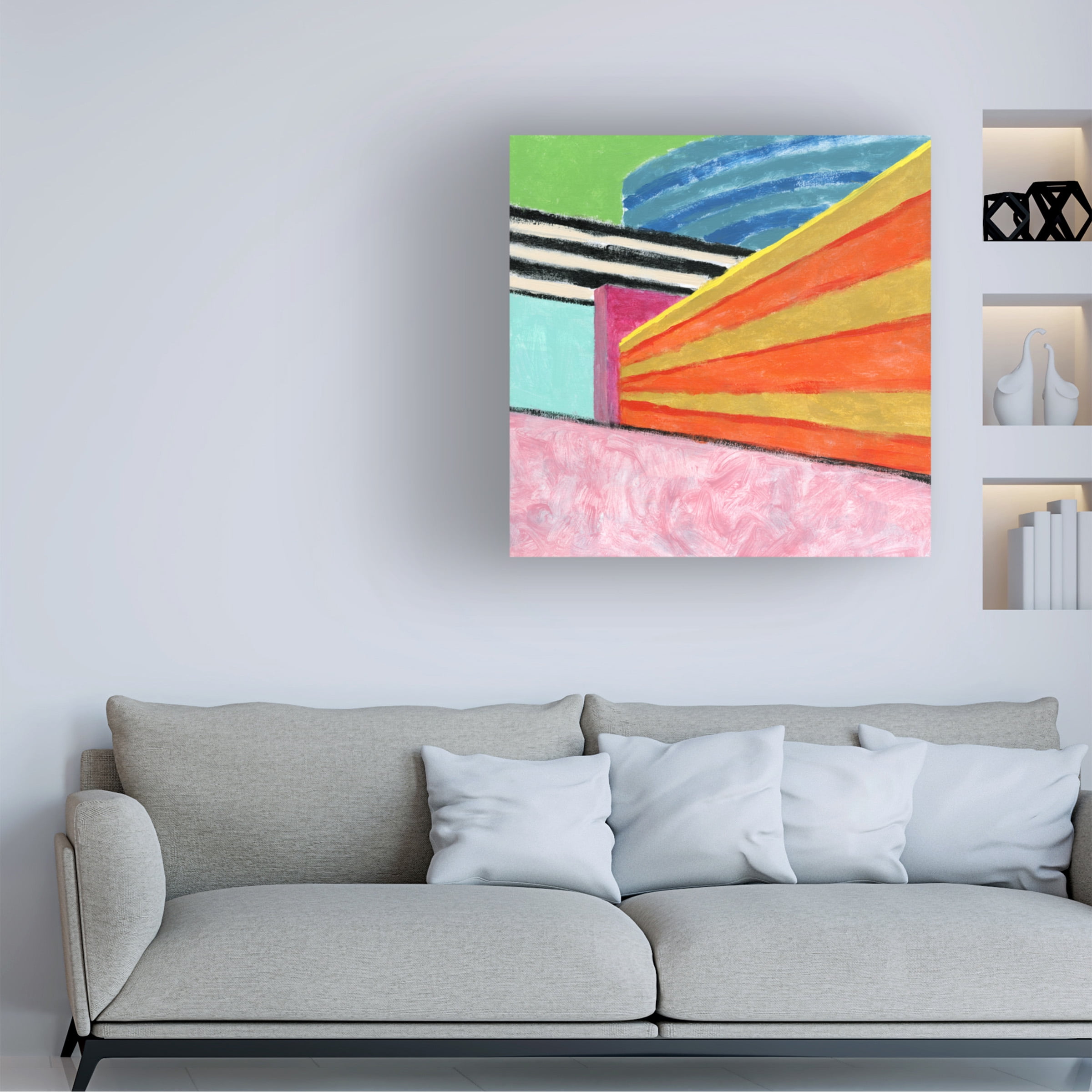 Nikki Galapon 'Museum II' Canvas Art