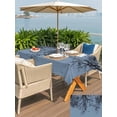 thumbnail image 5 of Outdoor Tablecloth with Umbrella Hole for Patio/Picnic/Party/Camping, Blue Black Branches Waterproof Table Cloth Rectangle Table Cover Washable, Botanical Dead Tree Birds (60"x 102"), 5 of 8