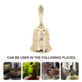 thumbnail image 2 of DEEPCRAFF 1Pcs Golden Bell for Christmas Decorative Bells 11.8x2.1in, 2 of 8