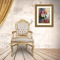 thumbnail image 3 of Goryacheva, Svetlana 11x14 Gold Ornate Wood Framed with Double Matting Museum Art Print Titled - Chrysanthemums and pomegranates, 3 of 4