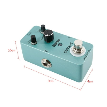 Blues Music Style Overdrive Guitar Effect Pedal True Bypass Full Metal