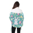 thumbnail image 4 of FORMRS Womens Scarf Winter Soft Long Big Warm Shawls Wrap Tassel Scarves, Cartoon Easter Bunny, 4 of 9