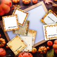 thumbnail image 4 of Pieces Fall Sticky Notes x Cute Fall Pumpkin Maple Leaf Note Pads Adesive Memo Notes for Reminder Studying Planning School Office Home Teacher Student Present Designs, 4 of 7