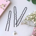 thumbnail image 2 of 100 horquillas para el pelo con moño para mujeres y niñas, tamaños variados, 2 of 5