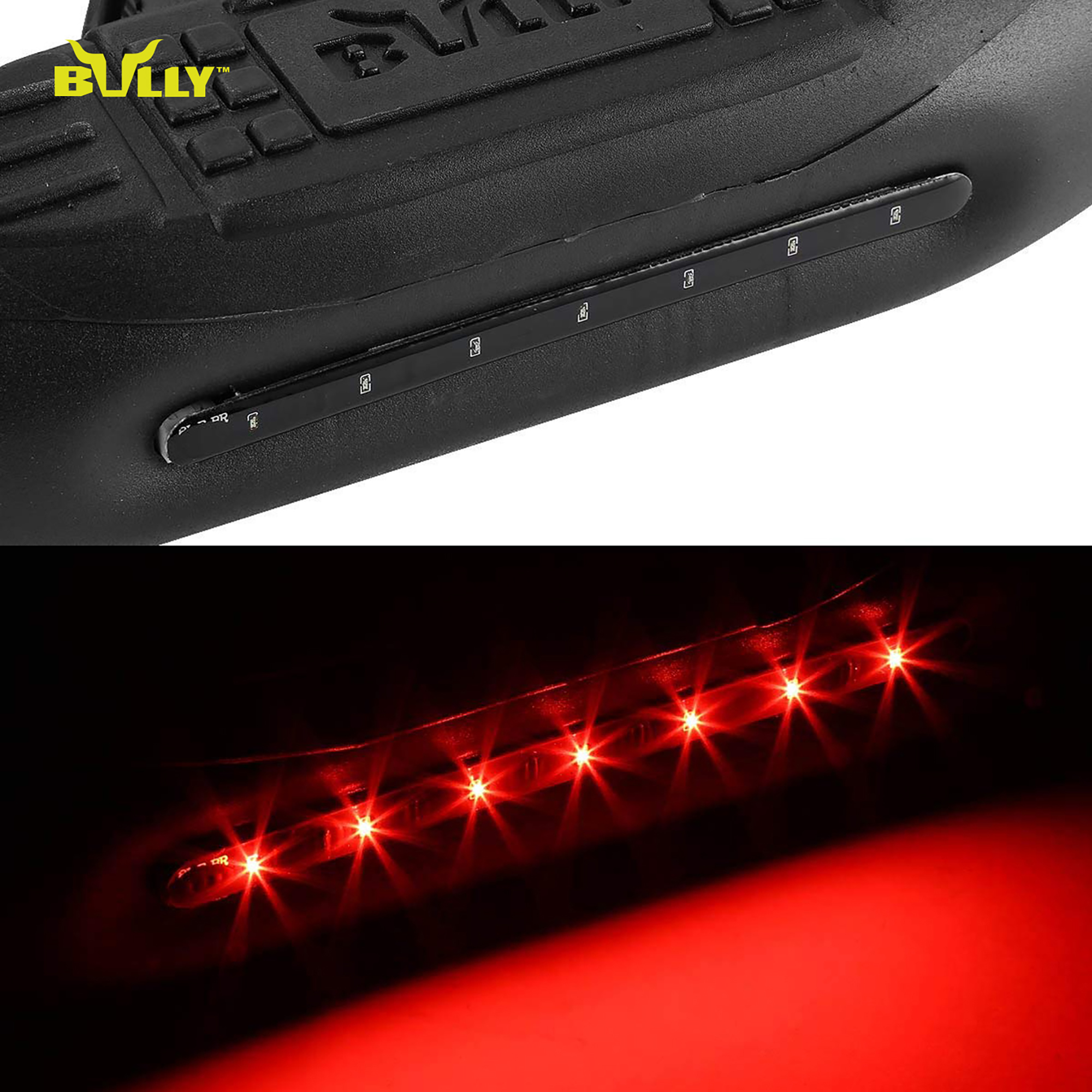 LED New Bully 1.25 or 2 Steel Black Hitch Rear Tow Trailer Led Back Step Bar - UK LED New Bully 1.25 or 2 Steel Black Hitch Rear Tow Trailer Led Back Step Bar - UK