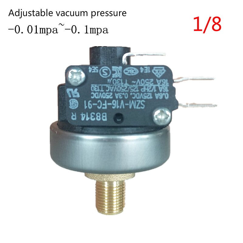 1/8 Adjustable Vacuum Negative Air Pressure Switch Vacuum Pressure Switch Negative Pressure