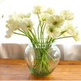 thumbnail image 2 of 10pcs White Artificial Poppy Fake Flowers ,13" PU Silk Poppy Flowers for Mother's Day Easter Memorial Day Veterans Day Home Kitchen Wedding Table Centerpiece Decor, 2 of 16