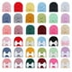 thumbnail image 5 of Minnieouse Gorros de bebé con lazo, gorros para recién nacidos, regalos de cumpleaños, accesorios cómodos para niños pequeños, suministros de Sombreros morado claroblanconudo Minnieouse AP009361-30B, 5 of 5