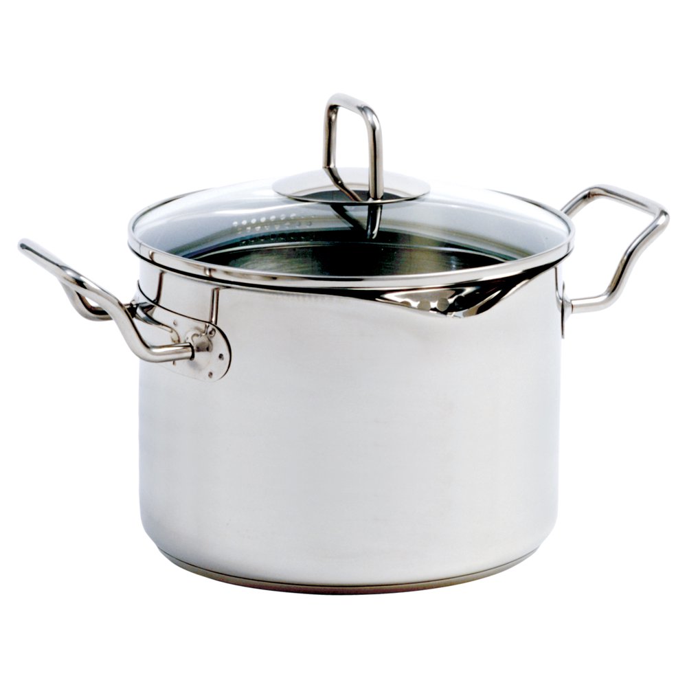 Norpro 660 Krona Stainless Steel 7.5 Quart Vented Cooking Pot with
