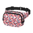 thumbnail image 2 of Fotbe Japanese Cherry Blossoms Cangurera Cuadrada con Estampado de Doble Capa, Bolsa de Cintura Ajustable Mini para Hombres y Mujeres, 2 of 9
