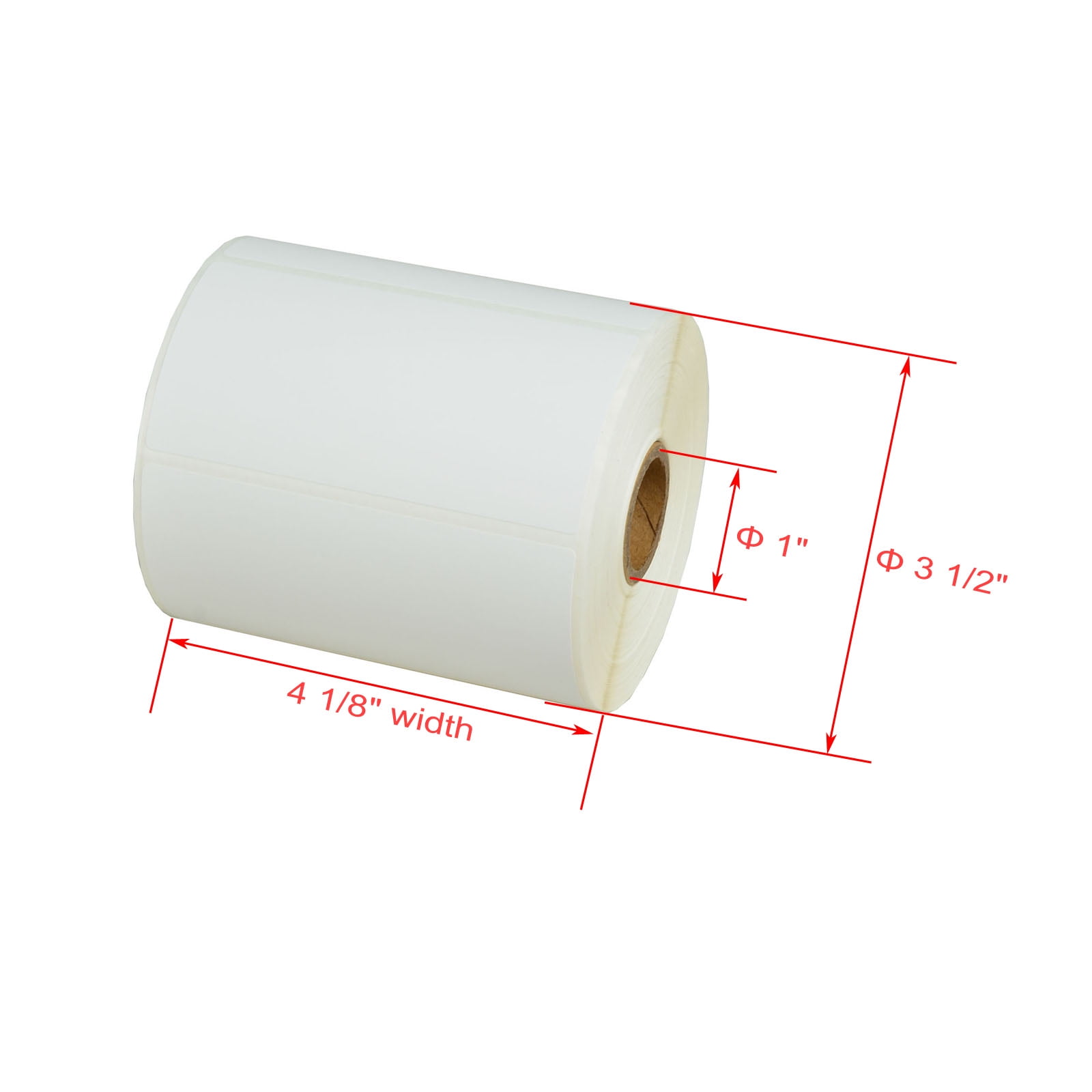 GREENCYCLE 3 Roll (750 Labels/Roll) Compatible Direct Thermal Paper Label 4 x 2 inch 1'' Core Blank Shipping Address Barcode Multi-function Labels For Zebra GC420T GX420D ZP-450 LP-3742 Label Printer