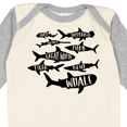 thumbnail image 4 of Inktastic Types of Sharks Boys or Girls Long Sleeve Baby Bodysuit, 4 of 5