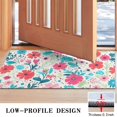thumbnail image 3 of Pioneer Flower Floral Print Pattern Door Rugs,Washable Non Slip Door Mats Indoor,Decorative Door Mats,Entry Mat Indoor for Entrance,Bedroom,Kitchen,Bathroom,17"x30", 3 of 6